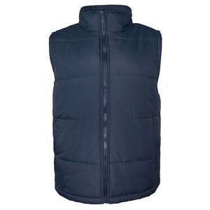 Mens Zip Vest Jacket Warm Lining Water Resistant Fall Sleeveless HK94037M Navy